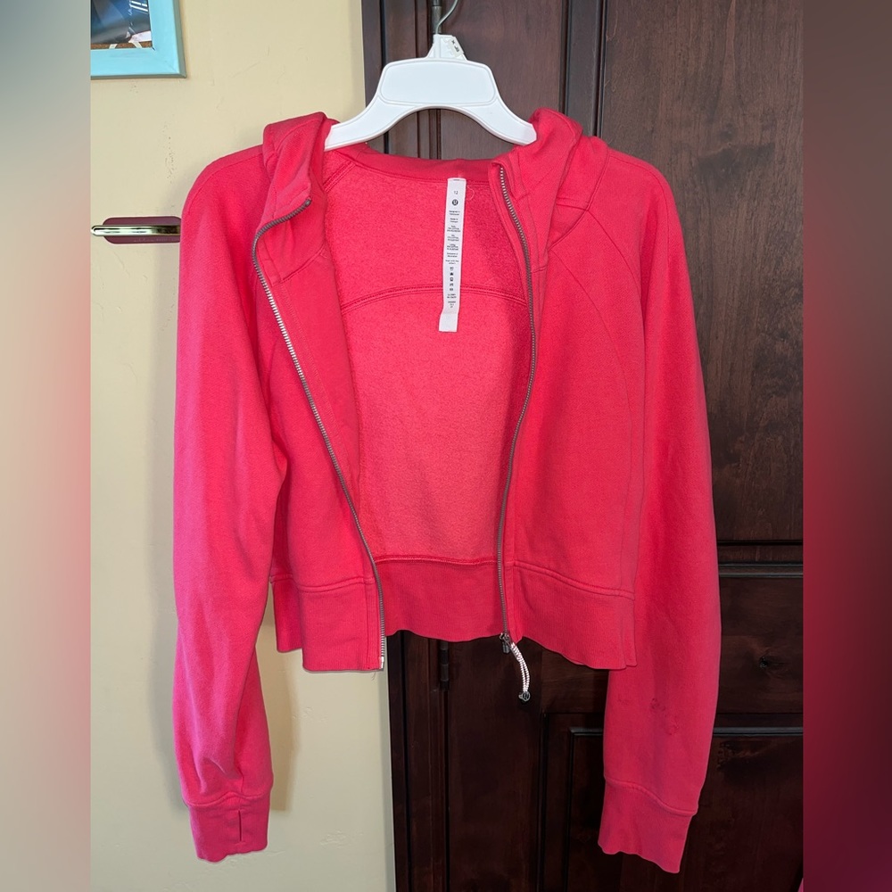 lululemon lip gloss cropped scuba READ